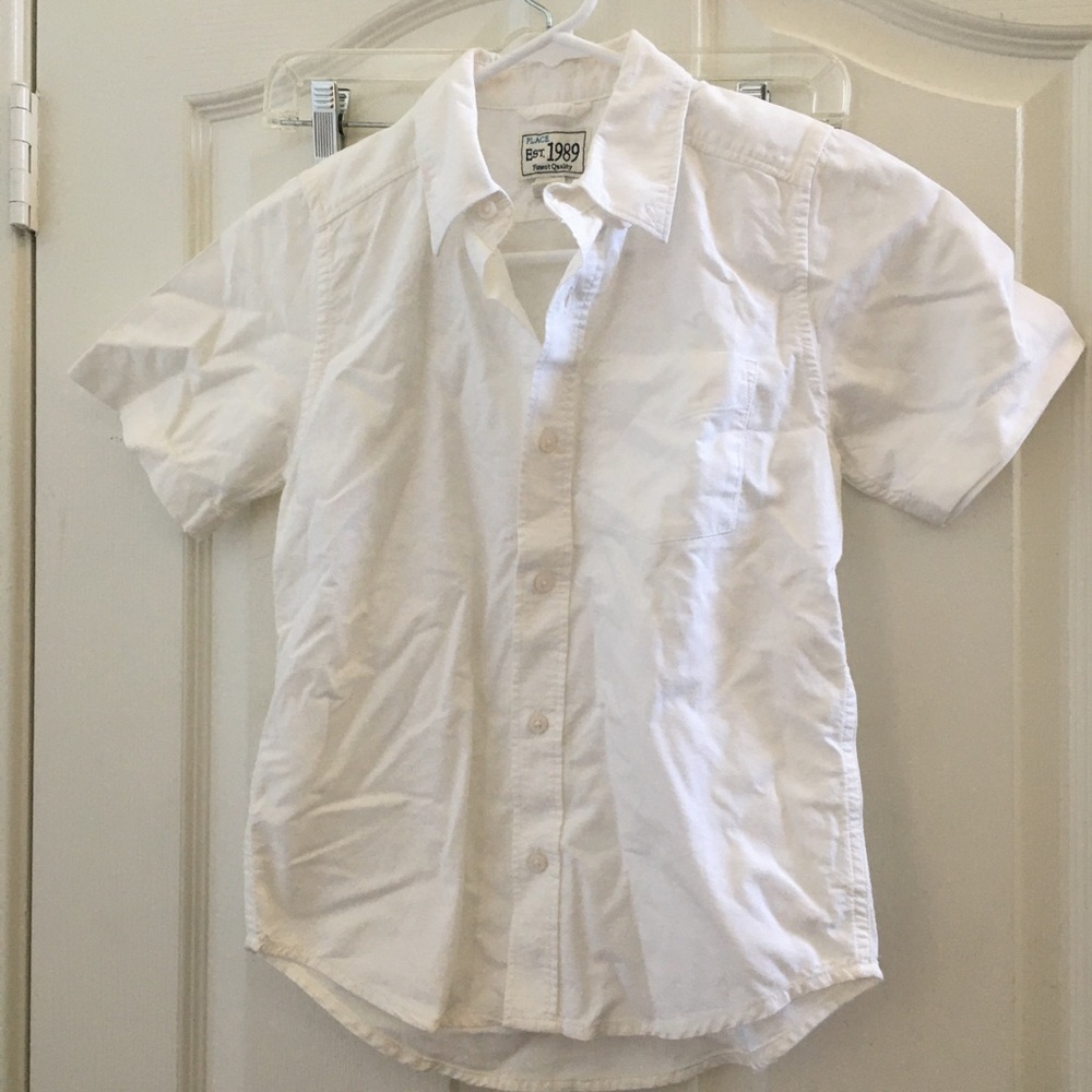 Boys place short sleeved shirt medium 7/8